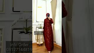 Model Baju Gamis Brokat Thania Terbaru gamis gamisbrokat fashion [upl. by Gnoc284]