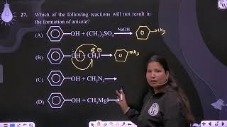 Which of the following reactions will not result in the formation of anisole [upl. by Cavallaro493]