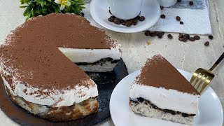 Oreo Mascarpone Cheesecake Basque Recipe [upl. by Salakcin480]