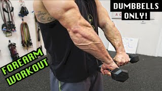 Intense 5 Minute Dumbbell Forearm Workout 2 [upl. by Uot515]