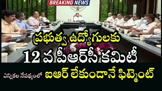 AP Government Employees 12th PRC COMMISSION  PRC Fitment  Interim Relief [upl. by Nuahsad]