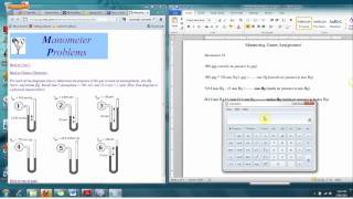 Manometer Problems TutorialChemistry [upl. by Adnawt]