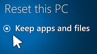 How to Reinstall Windows 10 Without Losing Apps Data or Files [upl. by Amocat]