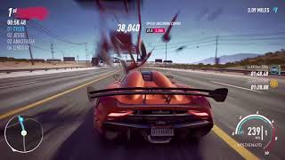 Need for Speed PayBack  REGERA HIGHEST TOP SPEED 266 MPH [upl. by Ebonee66]