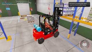 Forklift Simulator Accidental Damage [upl. by Croom109]