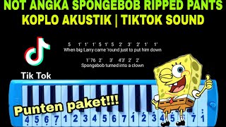 Not Pianika Spongebob Ripped Pants Koplo Akustik  Tiktok Song [upl. by Hyams]