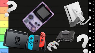 Every Nintendo Console and Handheld  Tier List [upl. by Uile]