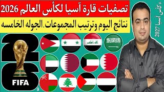 تصفيات آسيا المزدوجه المؤهله لكأس العالم 2026نتائج وترتيب المجموعاتالمتأهلين الي كأس آسيا السعوديه [upl. by Ardelis]