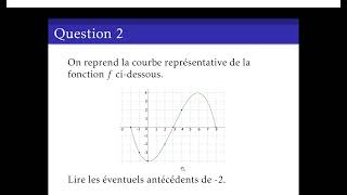 Automatismes  Fonctions antécédentes et images [upl. by Konstantin]