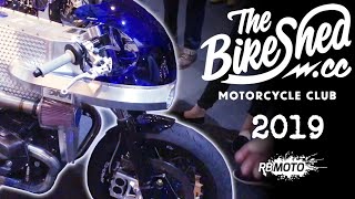 The Bike Shed Motorcycle Club London Show 2019  Custom motorcycle show  Tobacco Dock [upl. by Eey]