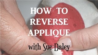 How to Reverse Applique with Sue Daley [upl. by Dnomsaj]