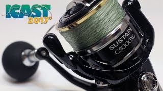 ICAST 2017 Winner Best Saltwater Reel  Shimano Sustain SAC5000XGFI Overview [upl. by Ranchod]