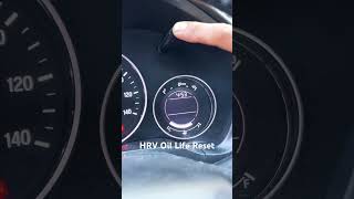 HRV Oil Life Reset shorts hondahrv [upl. by Ful]