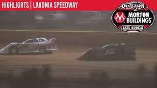 World of Outlaws Morton Building Late Models at Lavonia Speedway September 3 2021  HIGHLIGHTS [upl. by Akimet445]