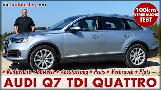 Audi Q7 50 TDI quattro 30 V6 210 kW 286 PS 100 km Verbrauch Test Kaufberatung Review Preis Deutsch [upl. by Bartko]