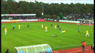 Highlights Falkenbergs FF  Varbergs BoIS Superettan 2012 [upl. by Nnaillij]