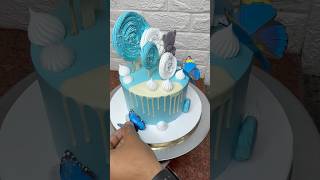 Chocolate drippings cake decoration idea cake chocolatedripcake chocolate youtubeshorts shorts [upl. by Iam]