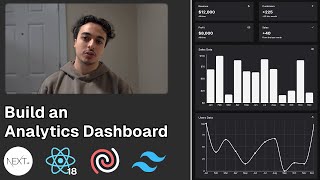 Build an Analytics Dashboard React 18 NextJS Recharts Tailwind [upl. by Okia]