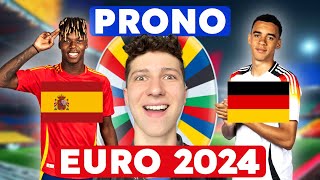 🏆MON PRONOSTIC POUR ESPAGNE  ALLEMAGNE  14 EURO 2024 [upl. by Eatnoj641]