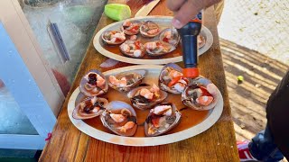 Almejas Chocolatas las consentidas de los Mochitenses en Mariscos Manolito [upl. by Sutniuq]