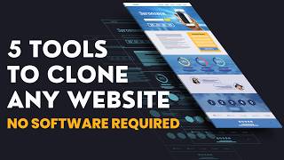 How To Clone A Website Online With Just A Click No Software [upl. by Niar]