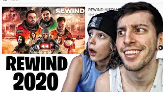 THIAGO Y ROBLEIS REACCIONAN AL REWIND HISPANO 2020 [upl. by Aneekat]