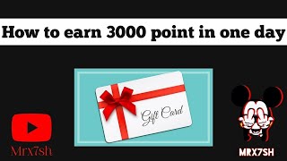 How to earn 3000 points in one daypointsprizes [upl. by Crandall]