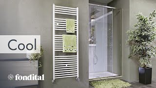 Bathroom furnishing radiator COOL  Aluminium vs Steel  Fondital [upl. by Lasser67]