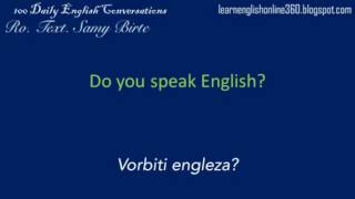 Conversatii în Englezā lectia 2 Vorbiti engleza [upl. by Evelina353]