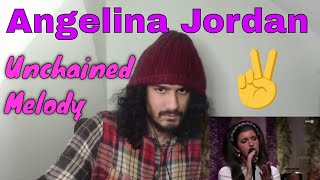 ANGELINA JORDAN REACTION  Unchained Melody  Nobel Peace Prize 2023 norwegian coversong [upl. by Gorlicki]