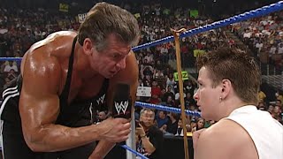 Mr McMahon vs Zach Gowen Arm Wrestling Contest  WWE SmackDown  6122003 [upl. by Otrepur]