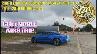 Forza Horizon 4 Photo Challenge  Greendale Airstrip  Summer season Update 41 [upl. by Lillith]