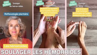 Soulager les hémorroïdes  Tutoriel de réflexologie © Véronique Lecerf [upl. by Nosahc]