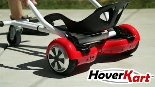 Introducing HoverKart  Transform your hoverboard [upl. by Ahtelrac]