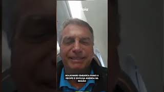 BOLSONARO EMBARCA RUMO A RECIFE E DIVULGA AGENDA NA REGIÃO [upl. by Rubina]