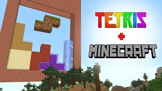 TETRIS in MINECRAFT Stop Motion [upl. by Novek]