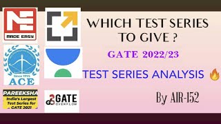 GATE 202223  TEST SERIES ANALYSIS  WHICH TEST SERIES TO CHOOSE [upl. by Clarita]