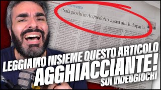 È SUCCESSO DI NUOVO UN GIORNALE ITALIANO CONTRO I VIDEOGIOCHI  Un nuovo quotSenatore Canginiquot [upl. by Odelet]