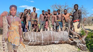 Catching and Cooking with the Hadzabe Tribe in the African Forest Village [upl. by Etnoed712]