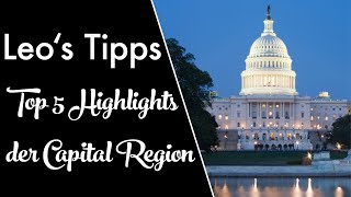 Capital Region USA Die besten Tipps für deine Reise [upl. by Tullus]