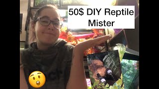 50 DIY Reptile Misting System [upl. by Cinimmod]