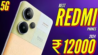 Top 3 best Redmi 5G phone under 12000 in 2024  Best redmi phone under 12000 5G [upl. by Maurilla]