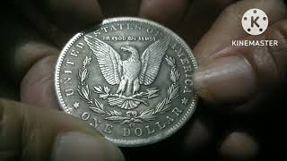 my E pluribus unum One Dollar Silver plated copy coin yr 1881 Reylin hilaga [upl. by Leong]