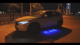 Mazda CX5  quotWELCOME HOMEquot step pedal LED light [upl. by Miles]