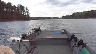 Wide 14 Jon boat paired with Mercury 18 HP [upl. by Adnale]