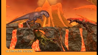 TRex and Spinosaurus VS IRex RESOUNDED [upl. by Anelleh]