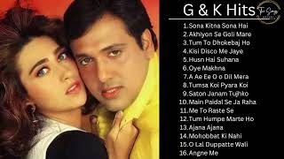 Govinda amp Karishma Kapoor 💞 90s Block Buster Romantic💖 Hit Songs Collection 💘 Govinda Hit Songs [upl. by Chavaree]