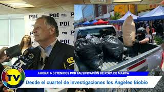 6 personas detenidos en Los Ángeles por falsificación de ropa de marca en zona céntrica [upl. by Raphael676]