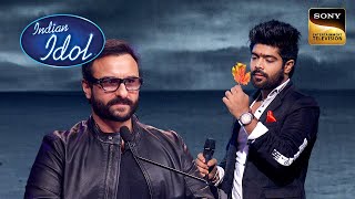 Revanth की Gerua पर मीठी आवाज़ में खोए Saif Ali Khan  Indian Idol Season 9  Full Episode [upl. by Sherj]