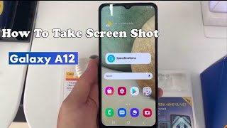 How to take screen shot on Samsung Galaxy A12 [upl. by Arita]